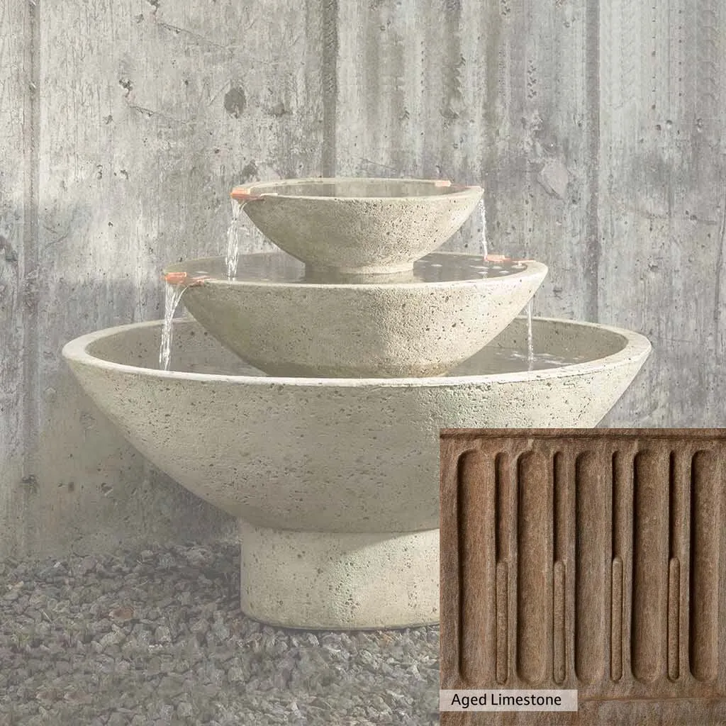 Campania International Carrera Oval Fountain