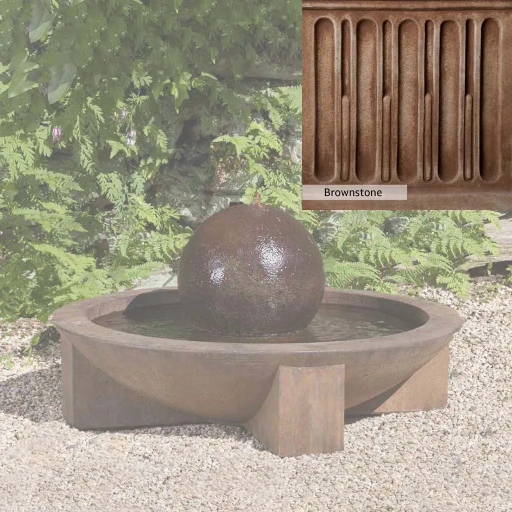 Campania International Low Zen Sphere Fountain