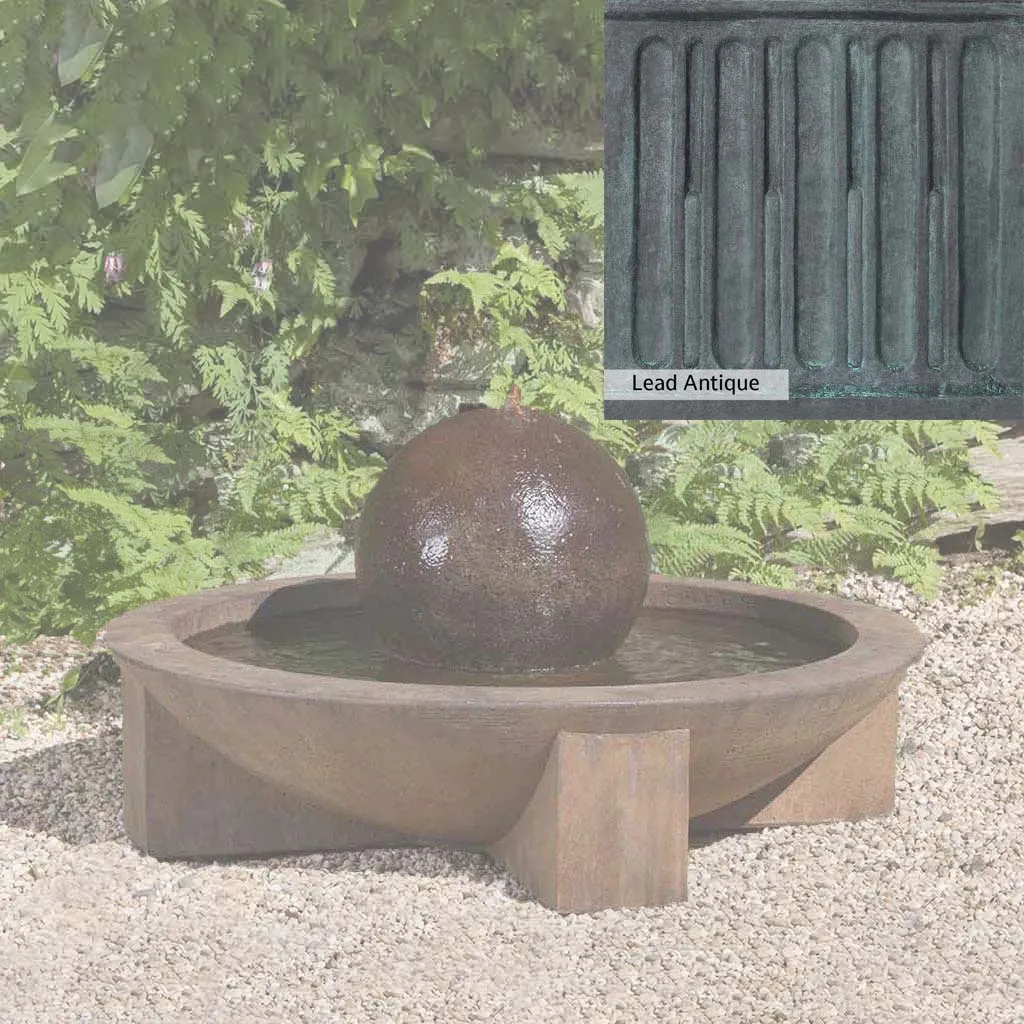 Campania International Low Zen Sphere Fountain