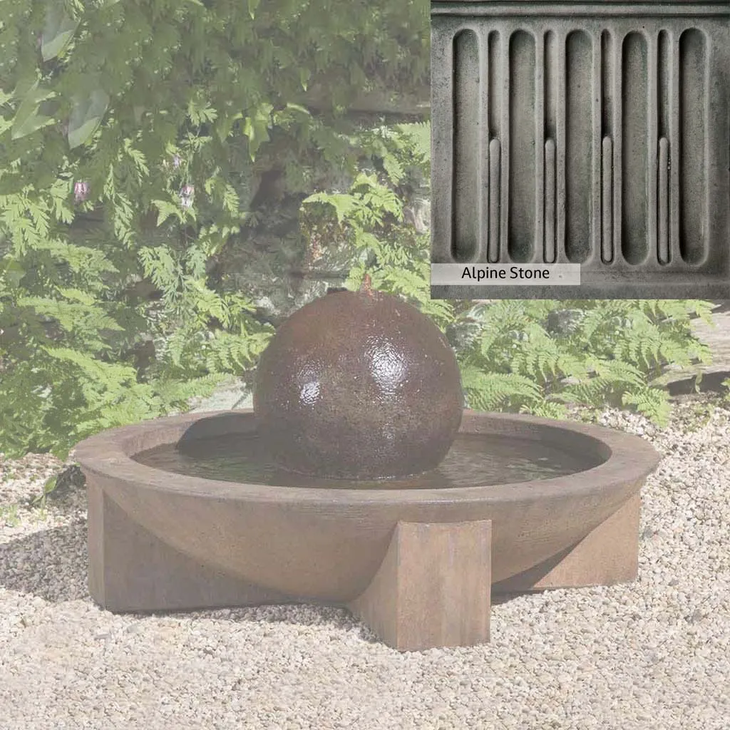 Campania International Low Zen Sphere Fountain