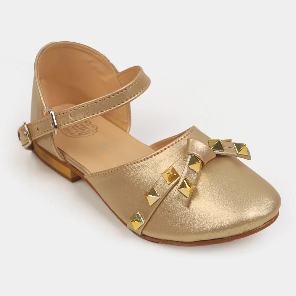 Casual Girls Pump  Heels 322 - Gold