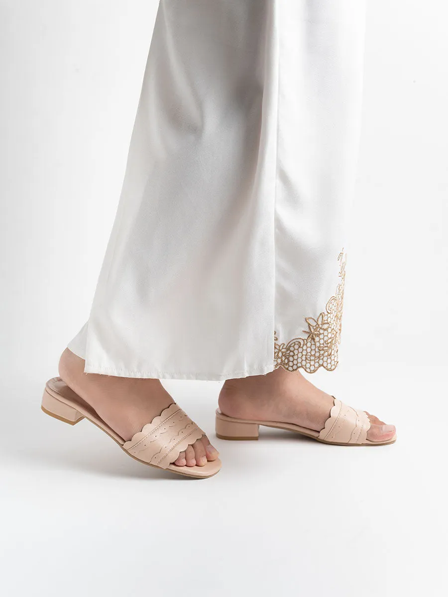 Cendana Eyelet Mule Sandals