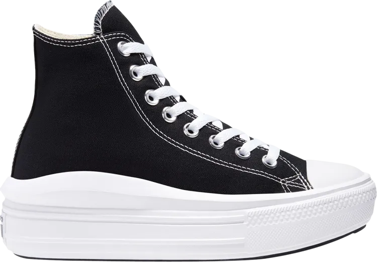 Converse Wmns Chuck Taylor All Star High Move Black White Sneakers