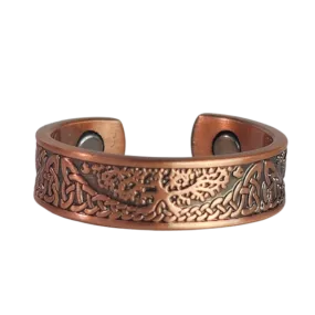 Copper Ring: Buckthorn - Tree of Life design | Magnetic Mobility