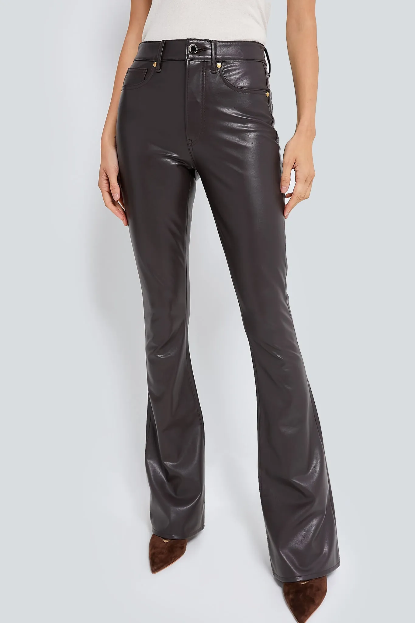 Dark Chocolate Beverly High Rise Skinny Flare