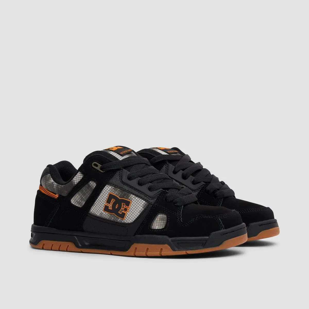 DC Stag Shoes - Black/Orange