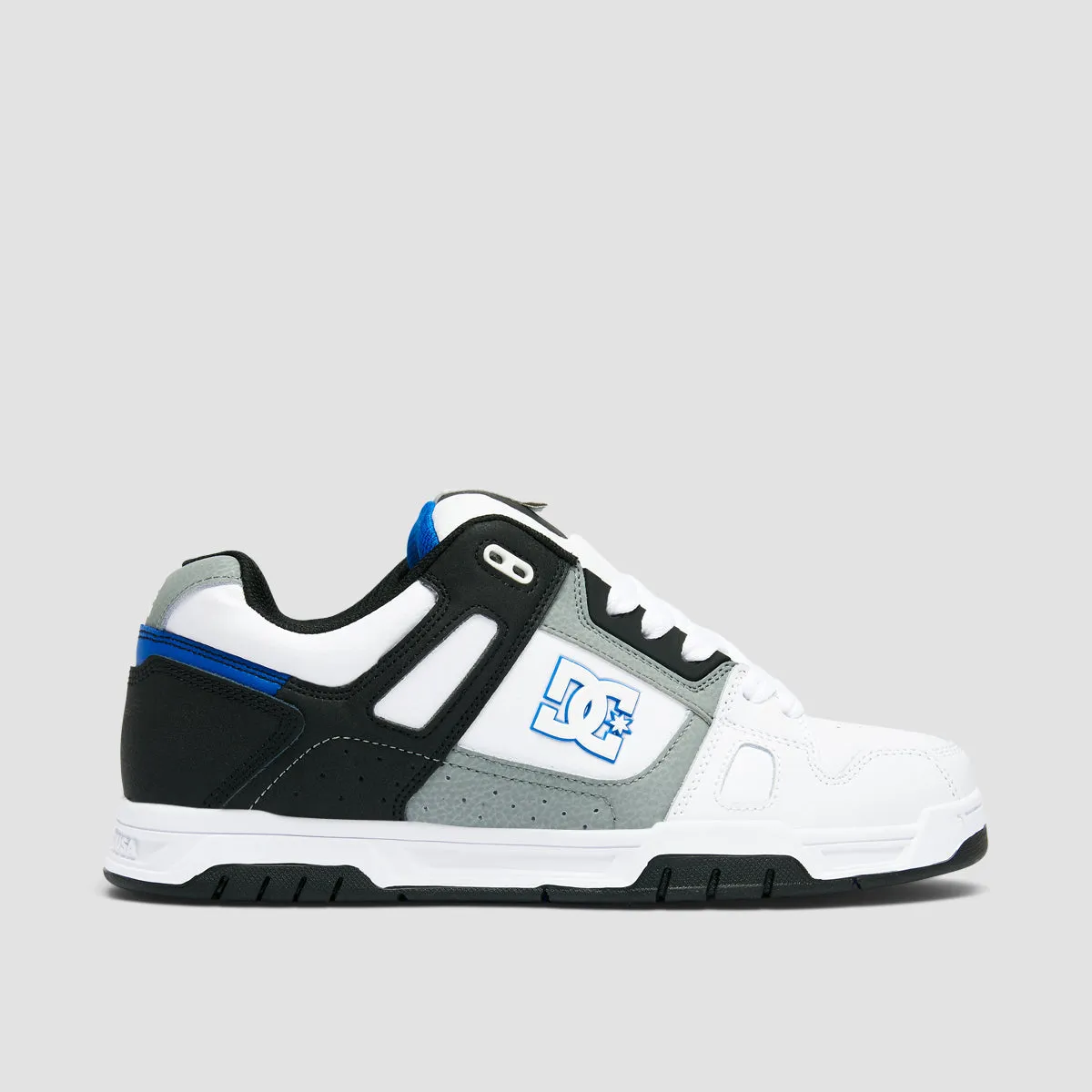 DC Stag Shoes - White/Grey/Blue