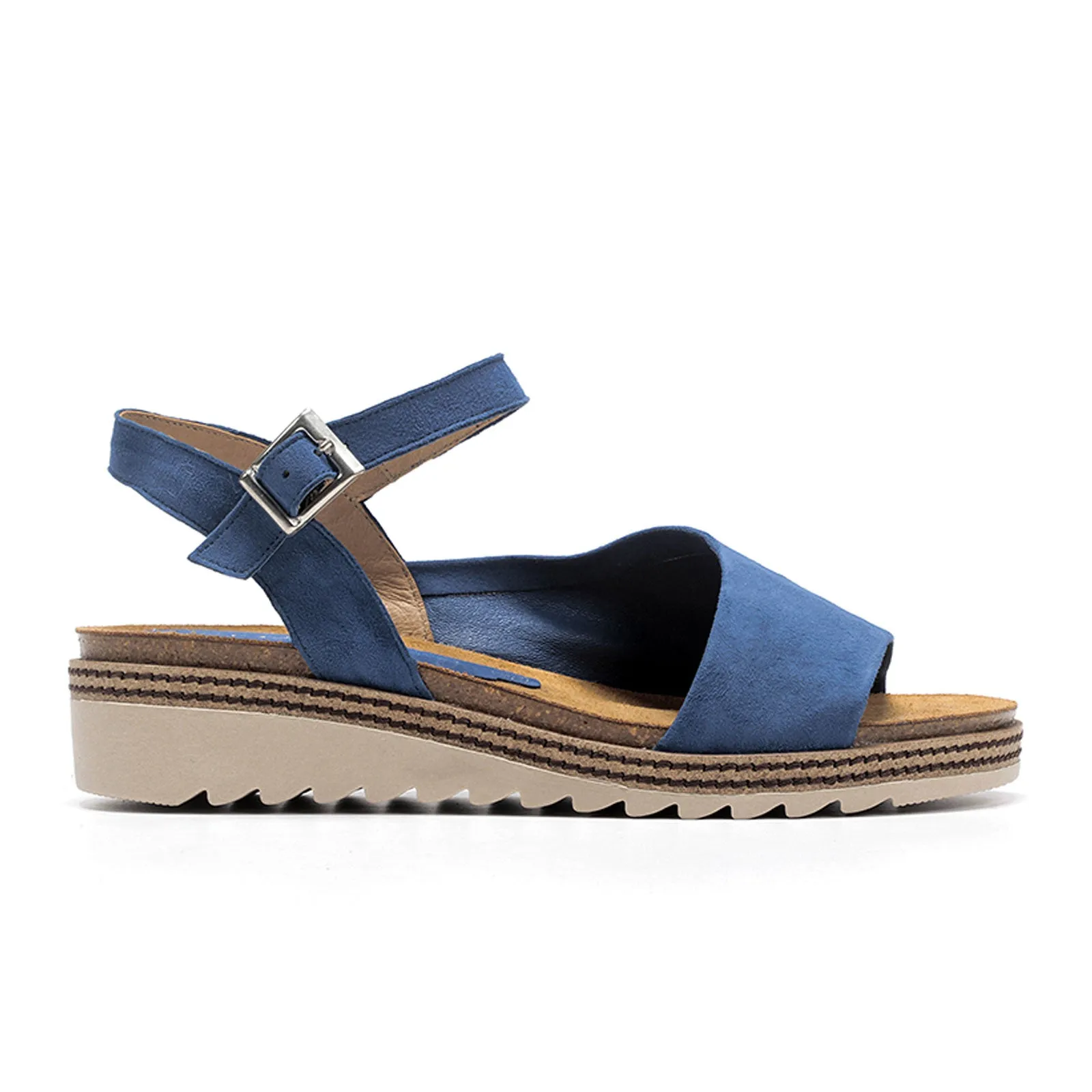 Dorking Espe D8540 Backstrap Sandal (Women) - Navy Suede