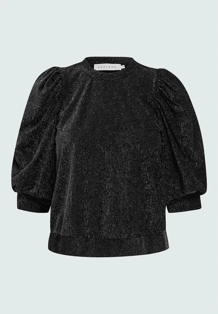 DSRana Top - Black Metallic