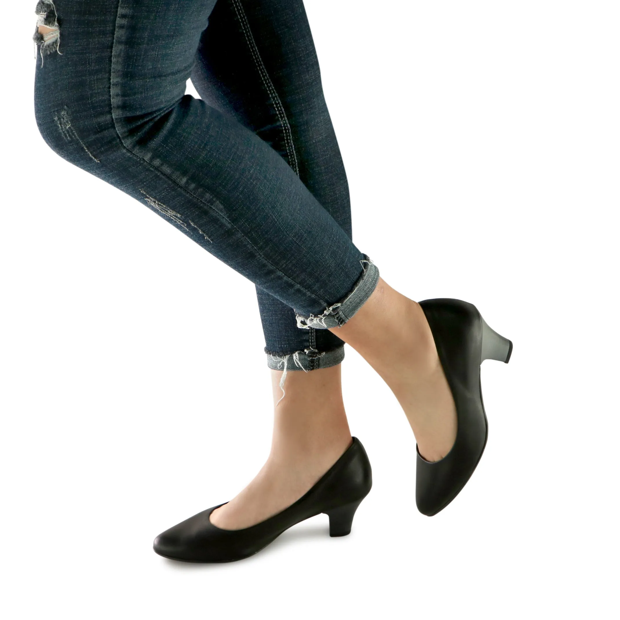 Ebon Elegance Pumps - Black Nappa (703.001)