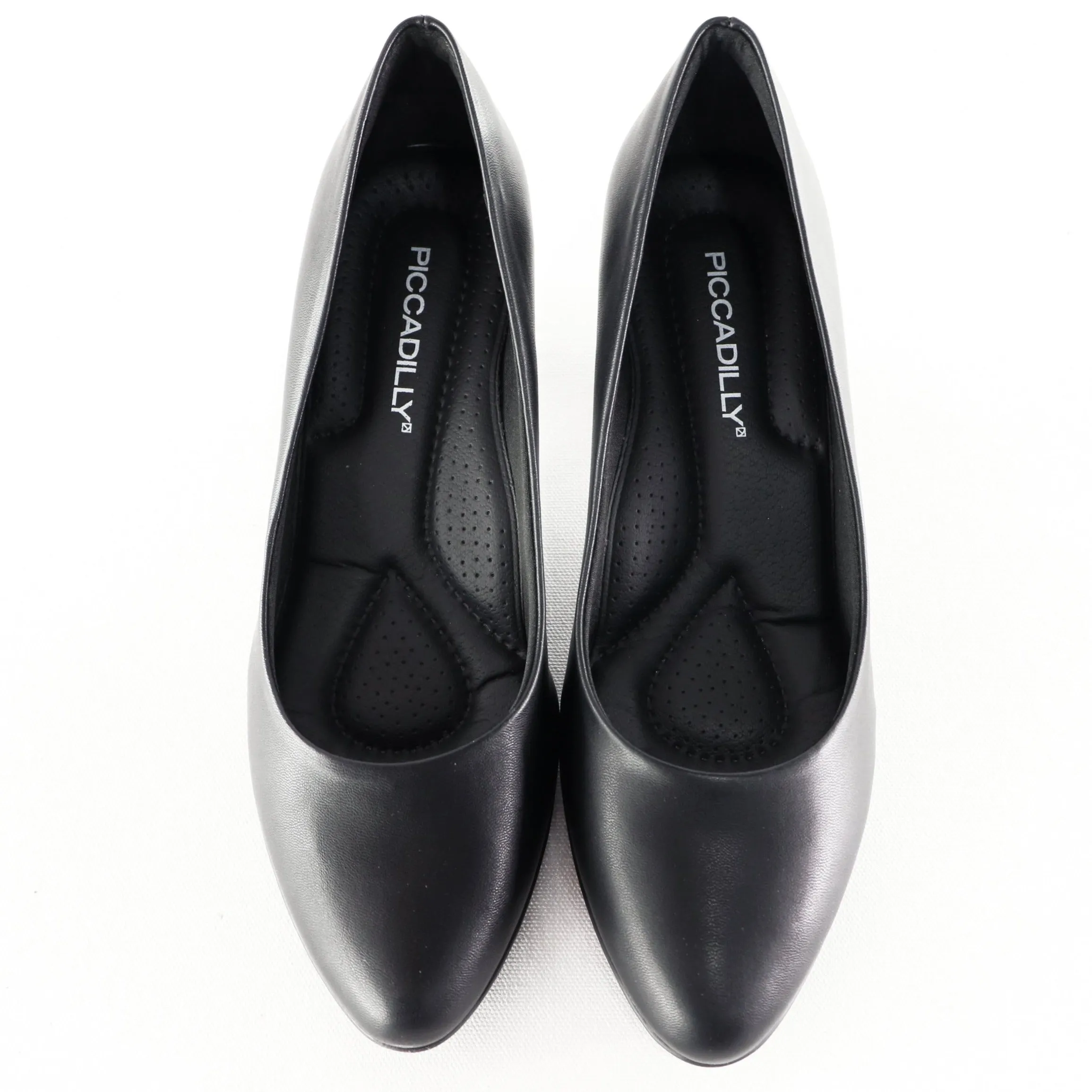 Ebon Elegance Pumps - Black Nappa (703.001)