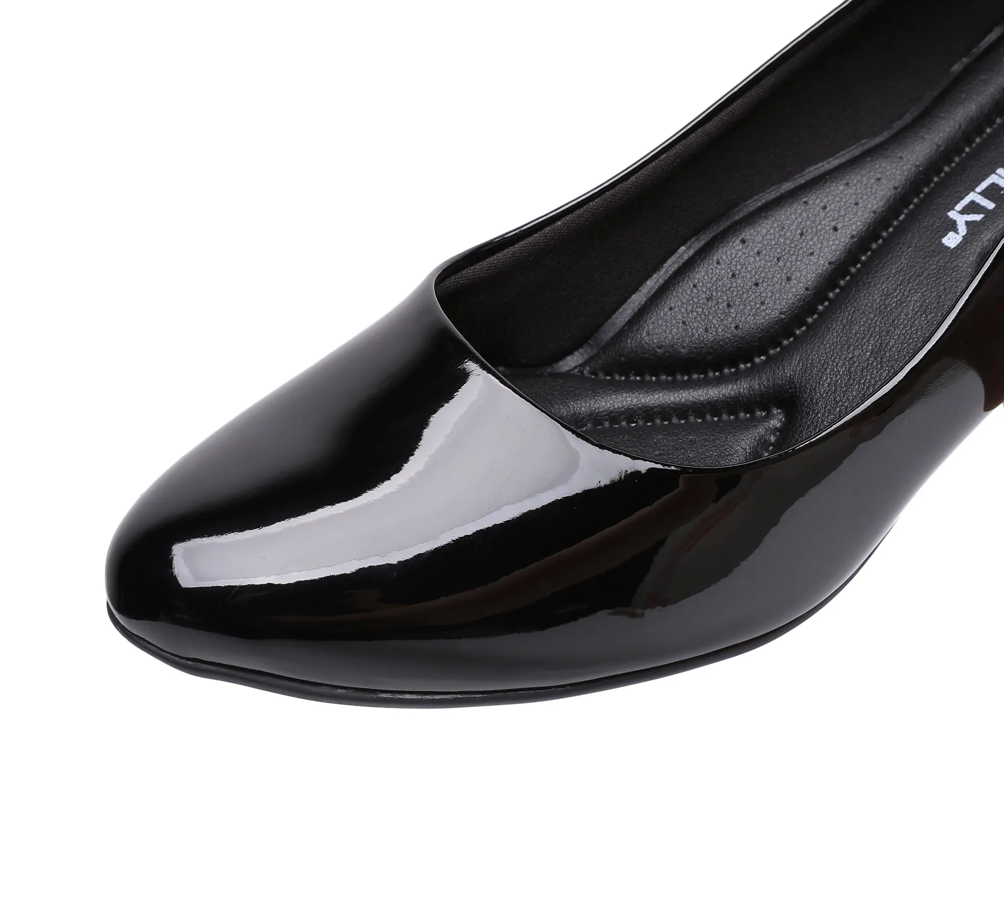 Ebon Patent Elegance Pumps (703.001)