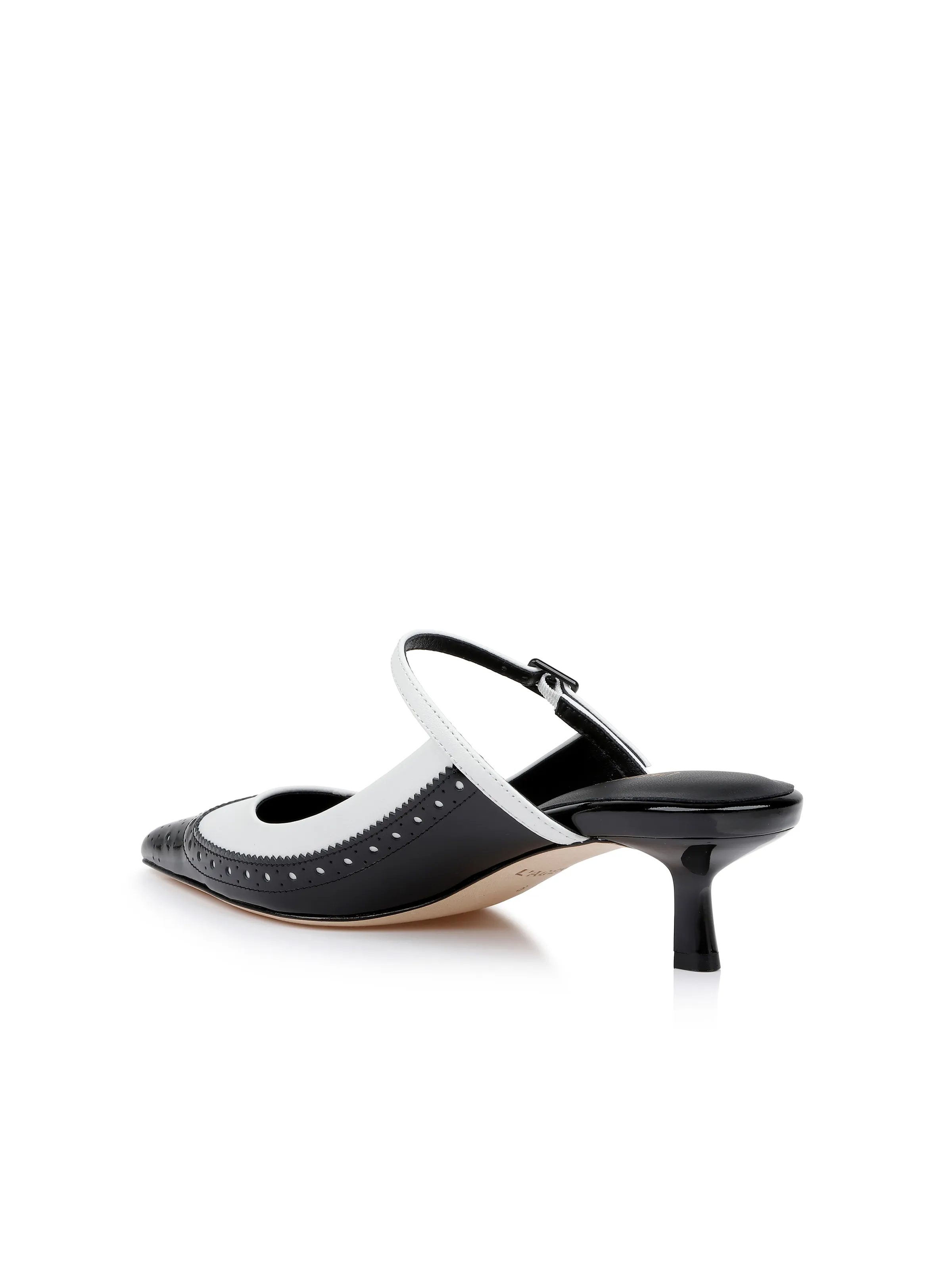 Elle Patent Leather Mule