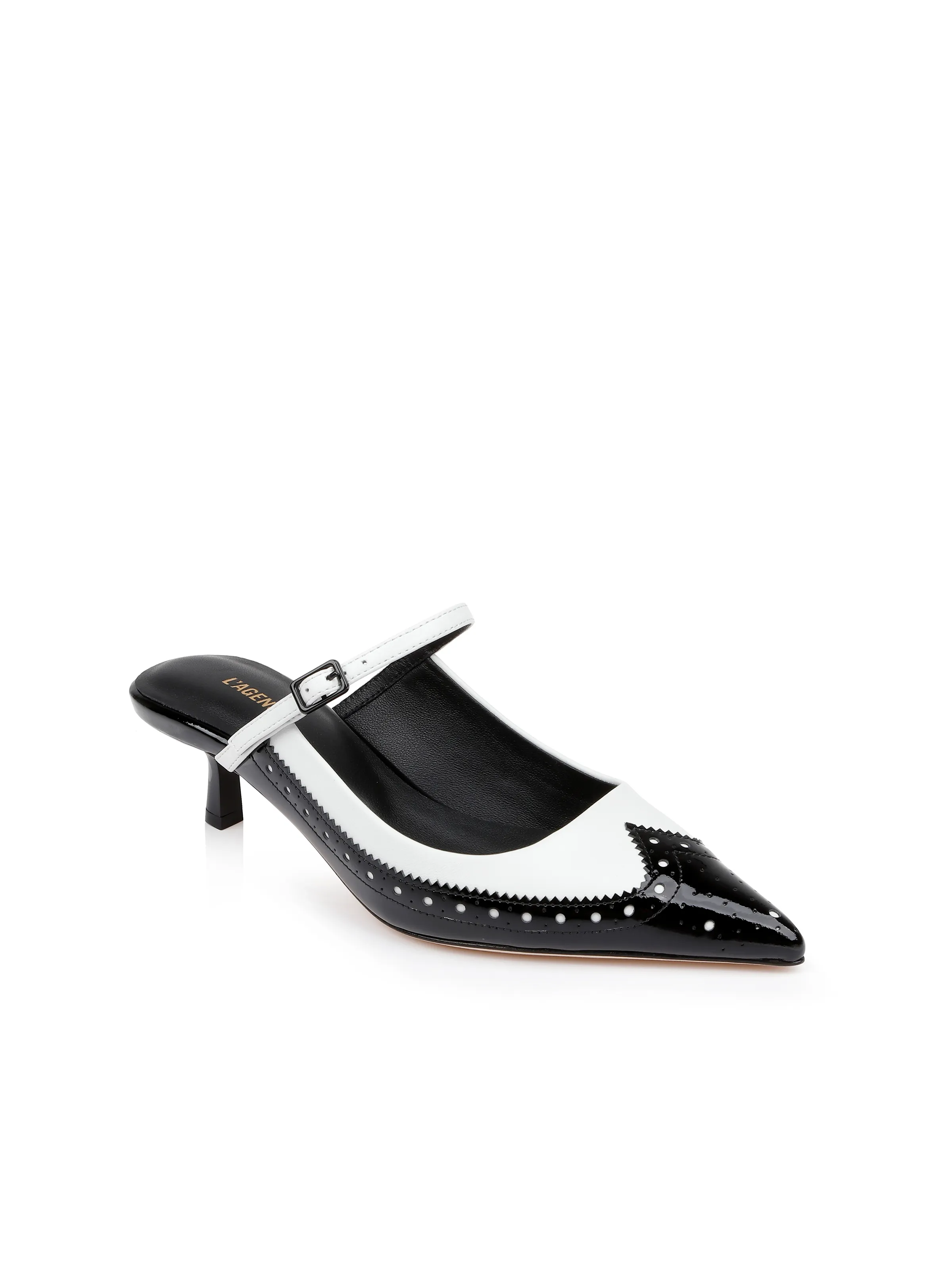 Elle Patent Leather Mule