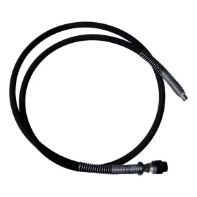 Esco 8ft Hydraulic Hose w/ Half Coupler, 3/8" 18 Male - 10604