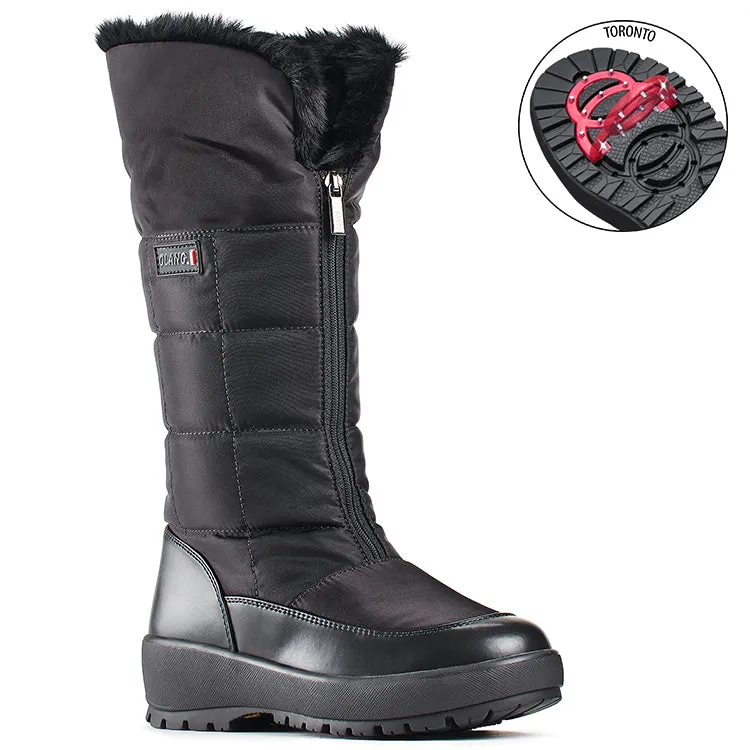 Flora - Breathe.Tex Waterproof - Ice Grips - Black