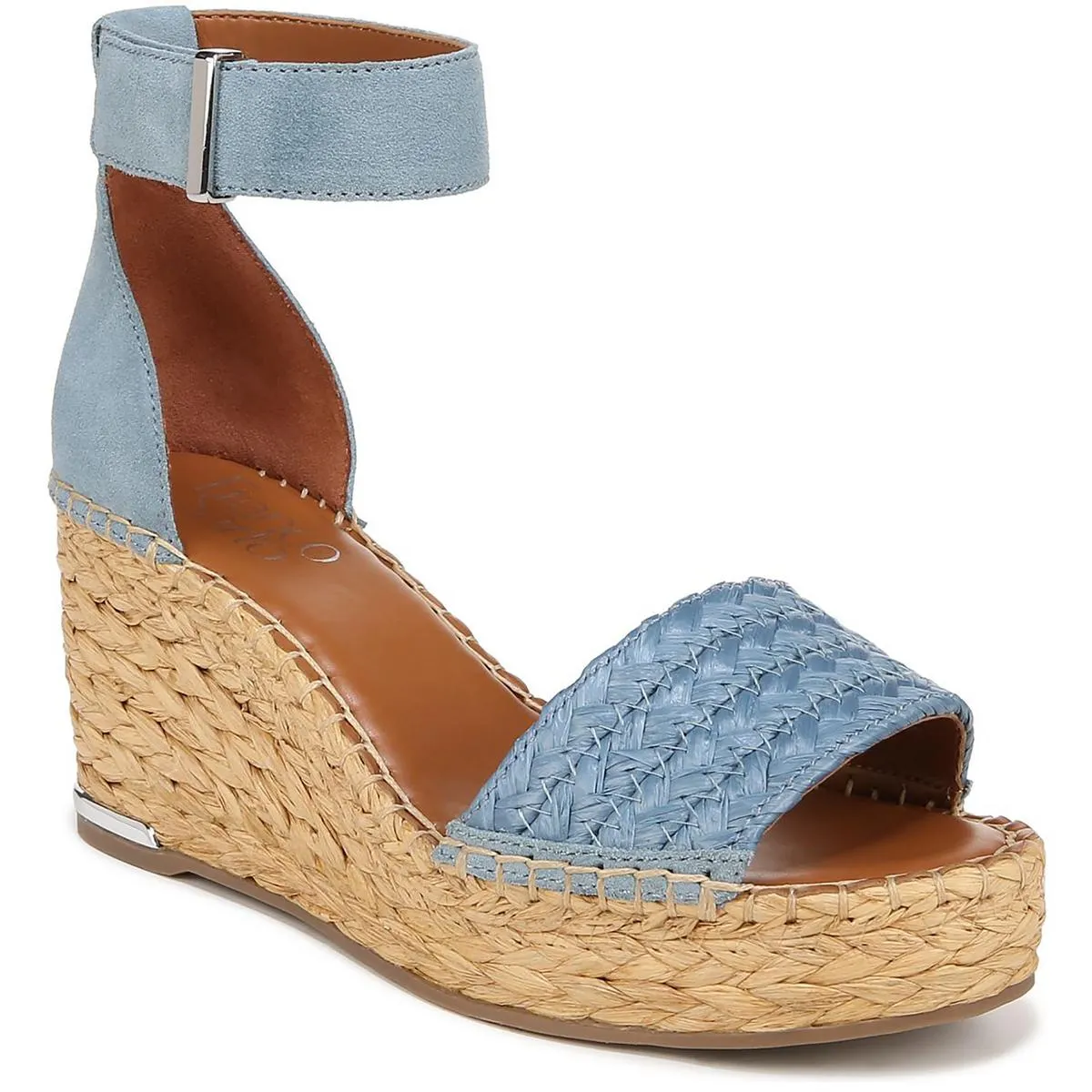 Franco Sarto Womens Clemens 6 Cushioned Footbed Woven Espadrilles