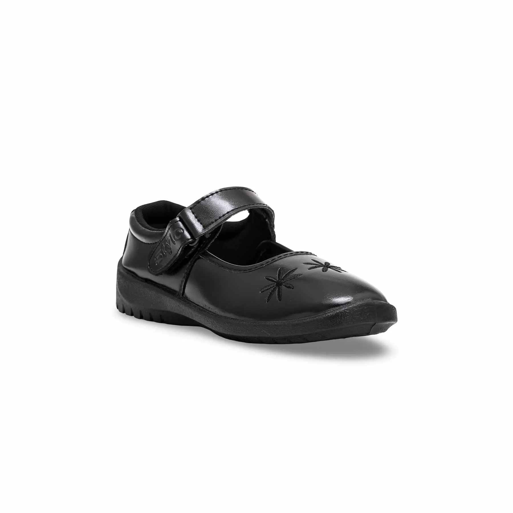 Girls Black School Shoes SK0065