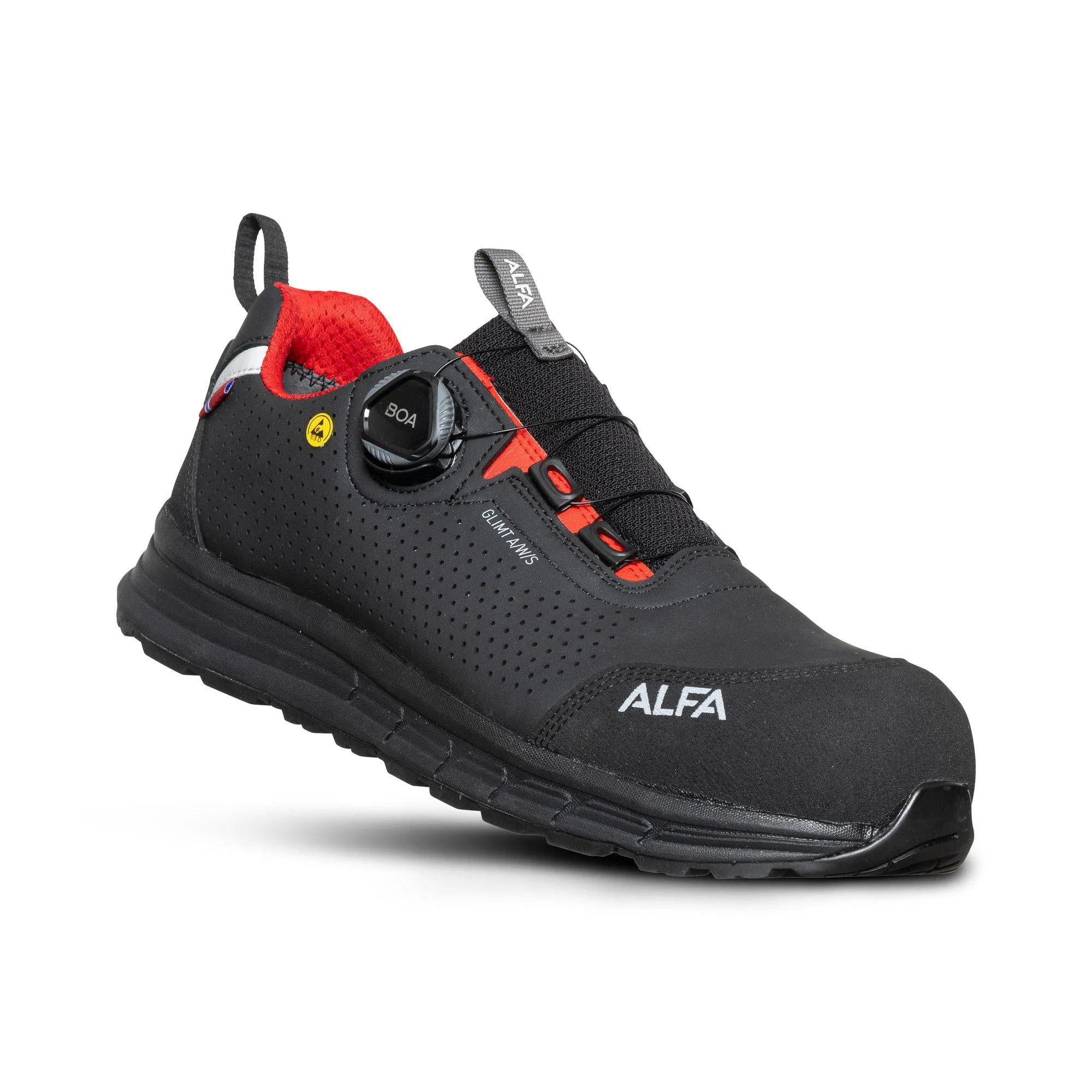 Glimt AWS - Safety shoes - BLACK