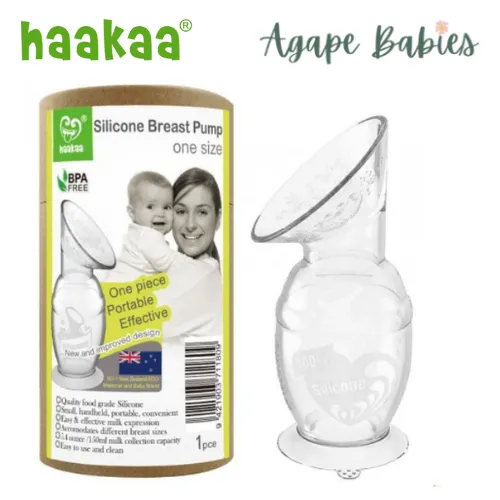 Haakaa Gen 2 Silicone Manual Breast Pump 100ml (With Suction Base)