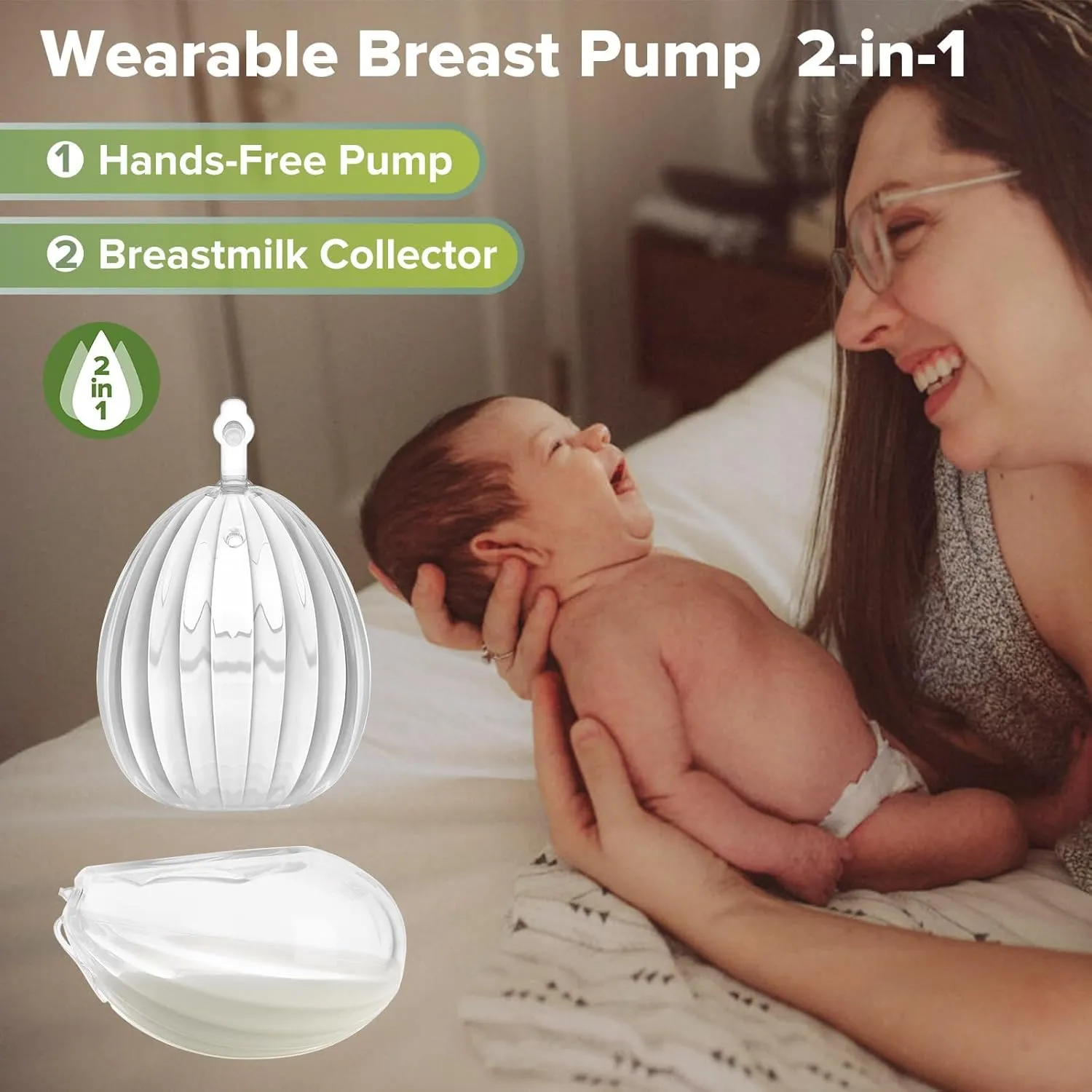 Haakaa Shell Wearable Silicone Pump | 120ml