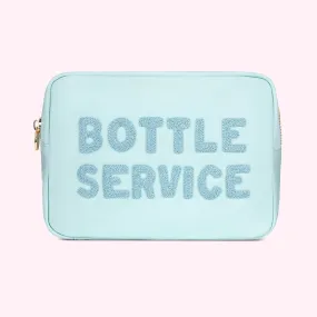 Hand Embroidered Bottle Service Large Pouch