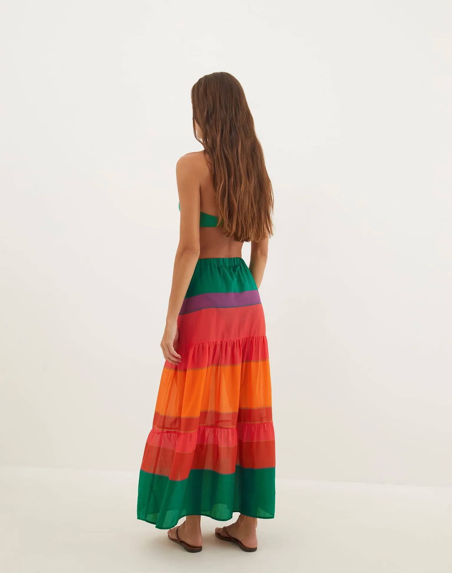 Helen Long Skirt - Heatwave