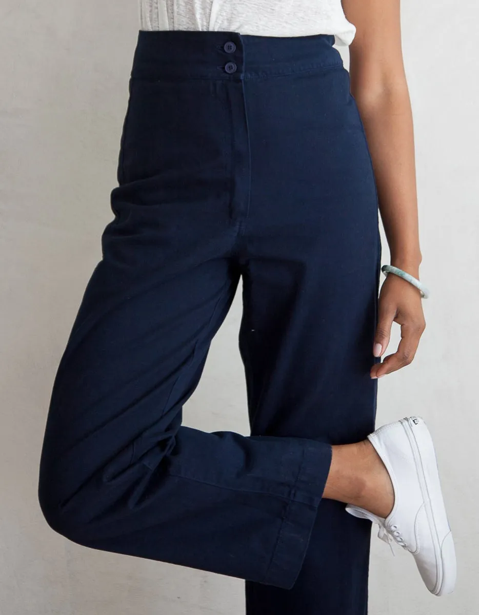 HIGH RISE COTTON PANT