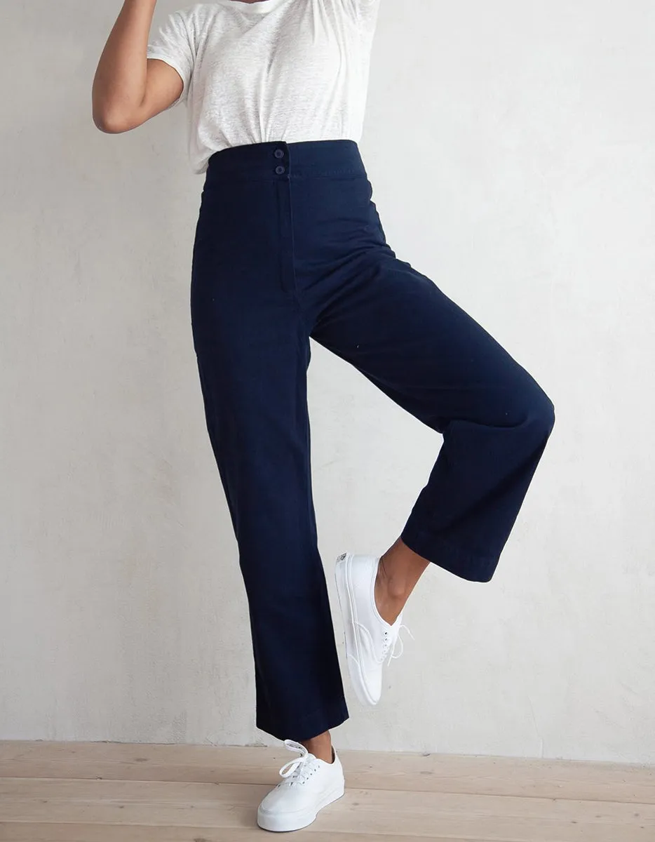 HIGH RISE COTTON PANT