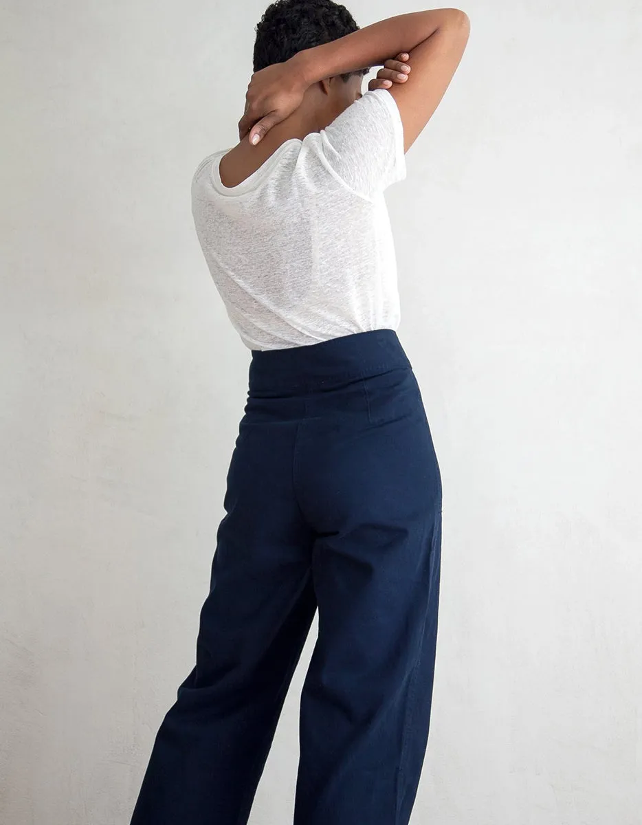 HIGH RISE COTTON PANT