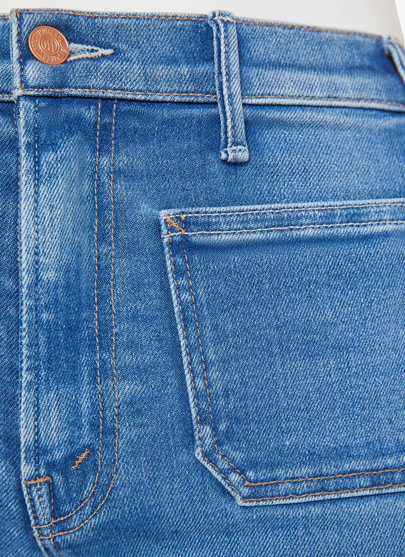 Hustler Roller Patch Pocket Sneak Jeans