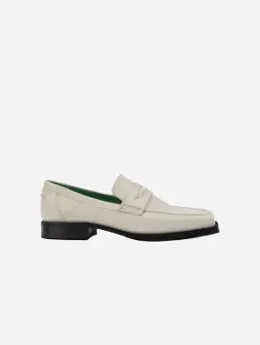 Joan Vegan Apple Leather Loafers | Cream