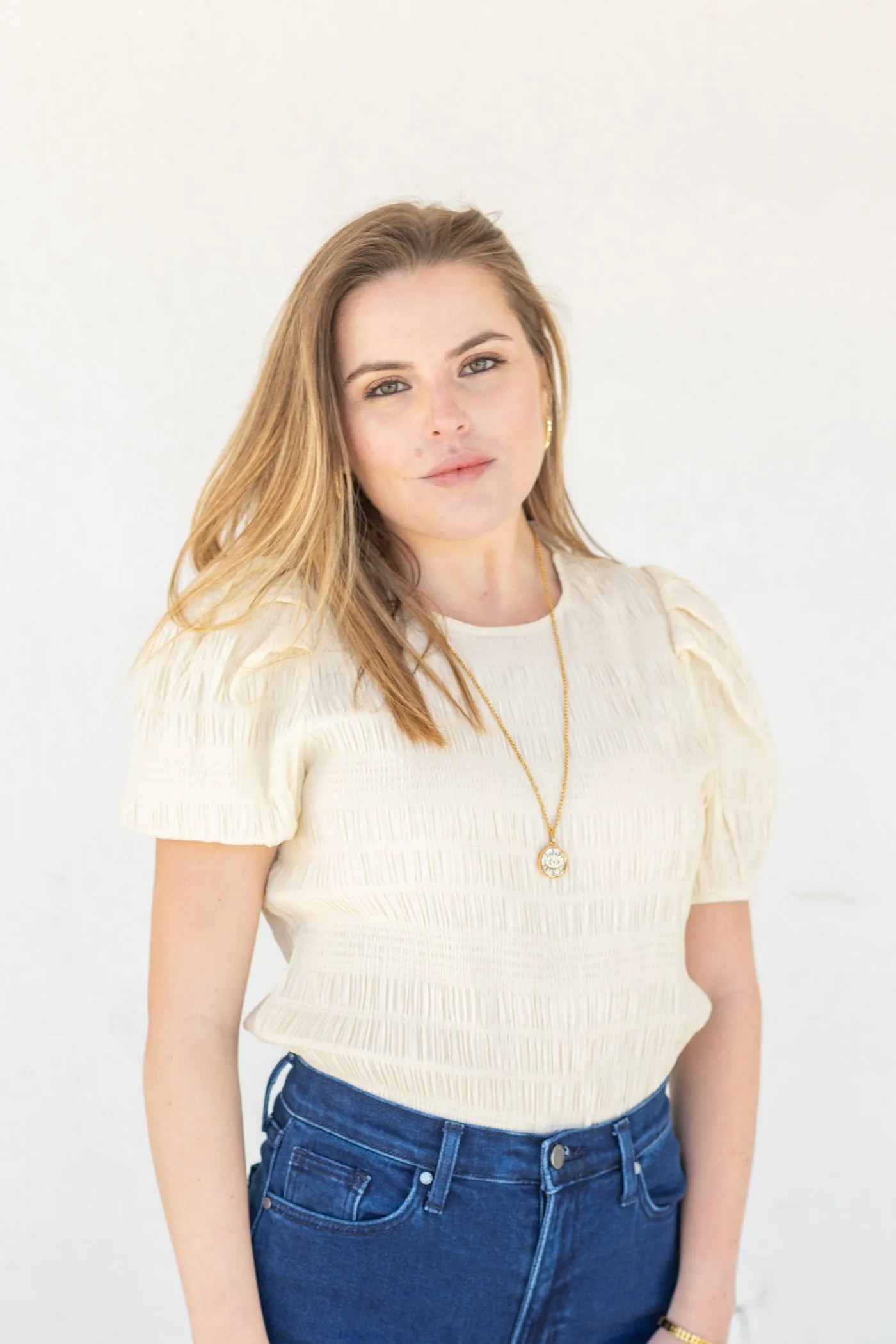 KENNEDY CREAM TOP