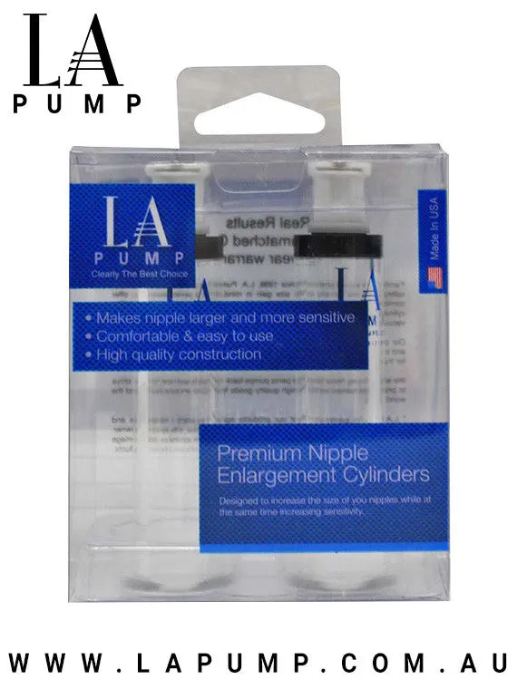 LA Pump Premium Nipple Enlargement Cylinders