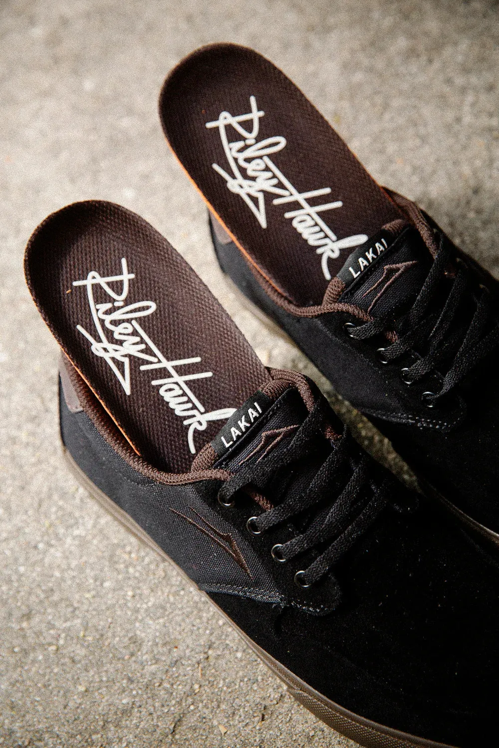 Lakai Shoes Riley 3 - Black/Gum Suede