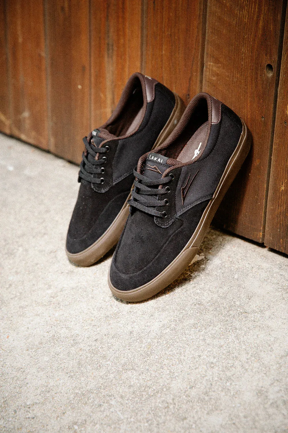 Lakai Shoes Riley 3 - Black/Gum Suede