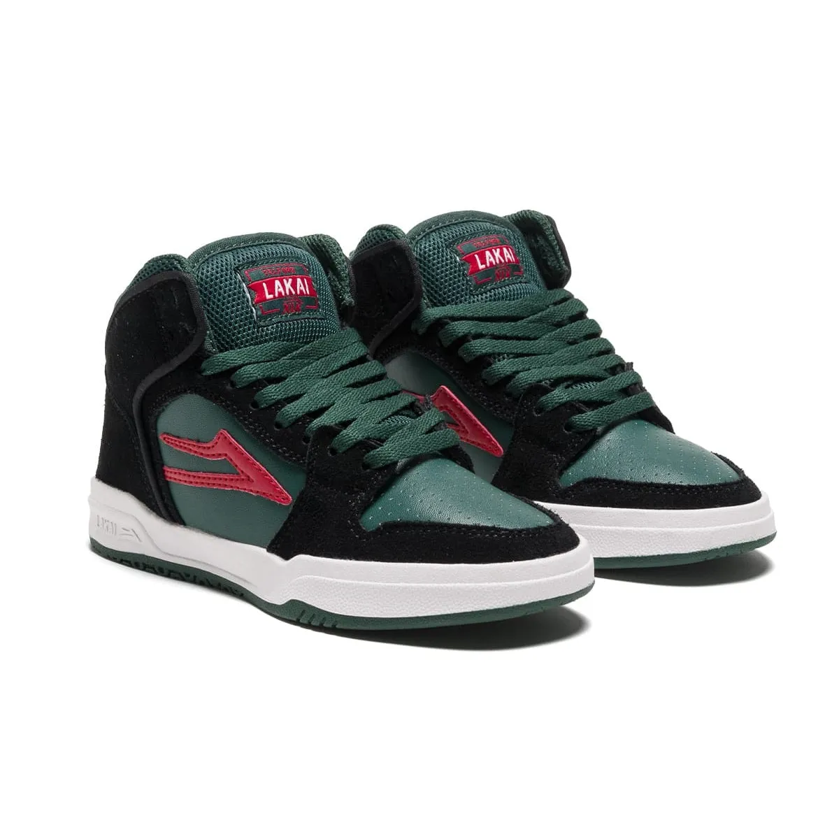 Lakai Shoes Telford Kids - Black/Pine Suede