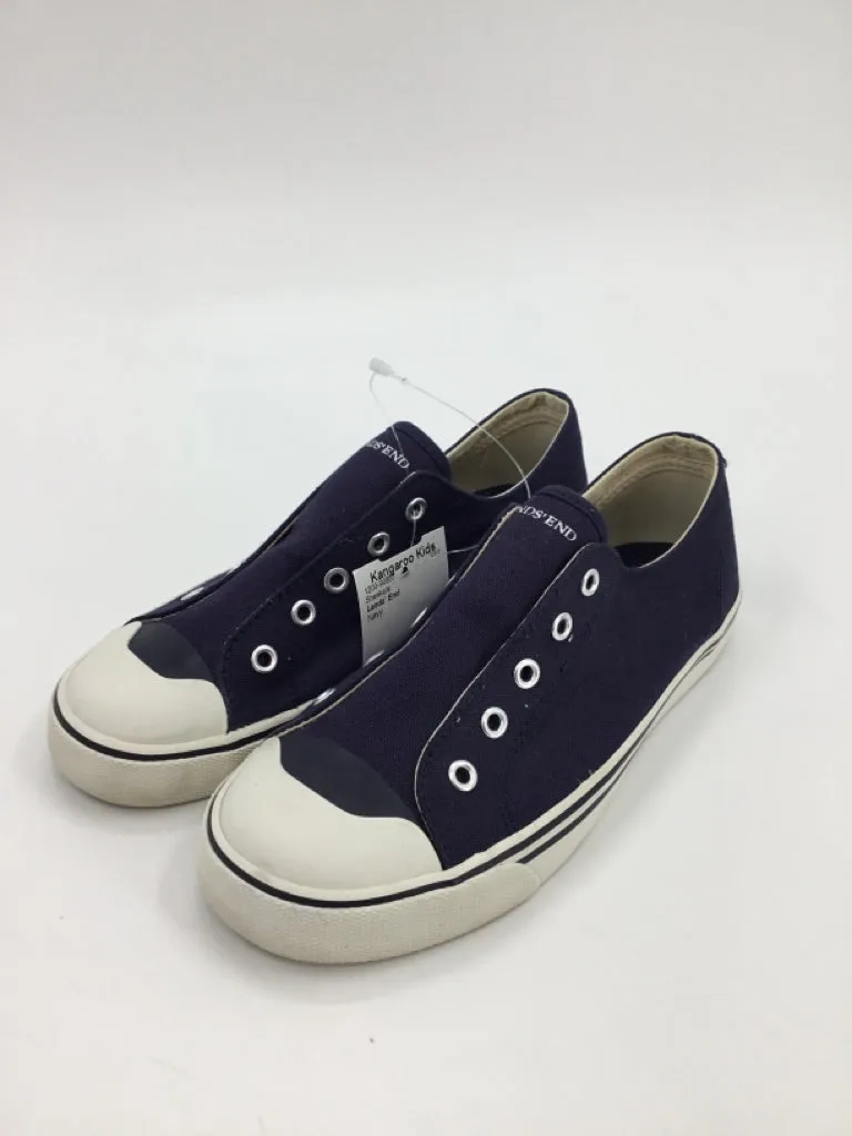 Lands' End Child Size 3 Youth Navy Sneakers