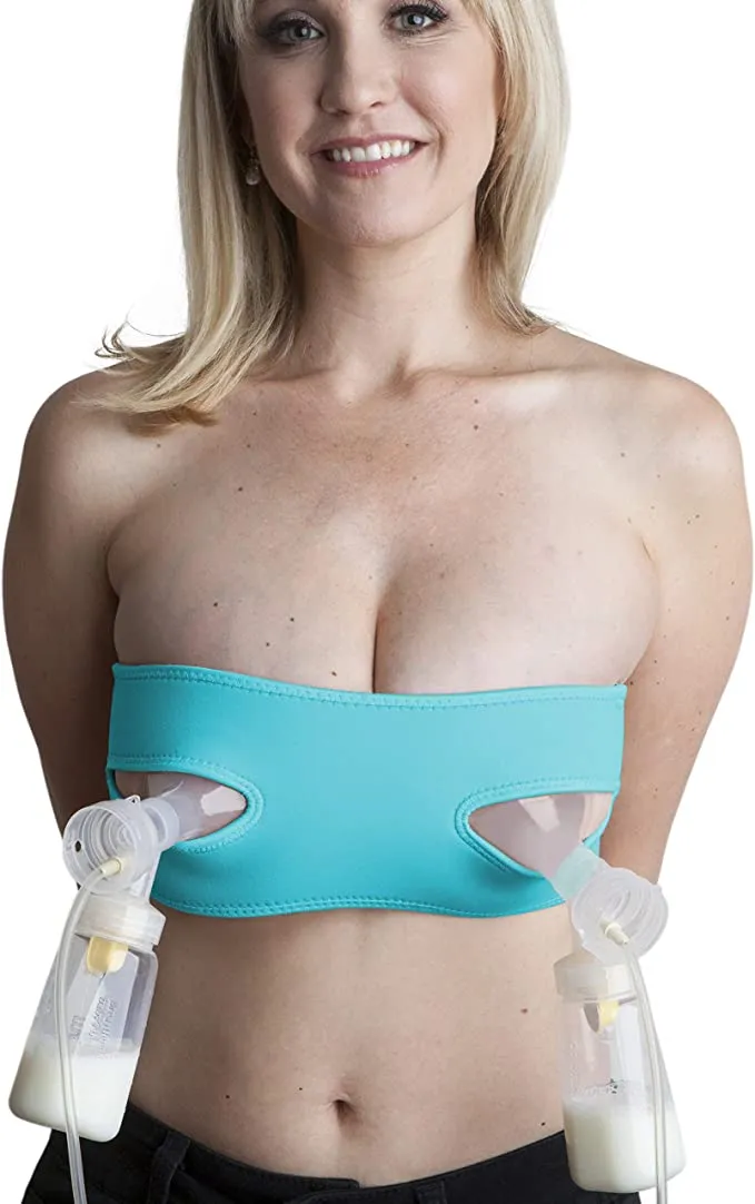 Lavie Pump Strap Hands-Free Pumping & Nursing Bra - Teal