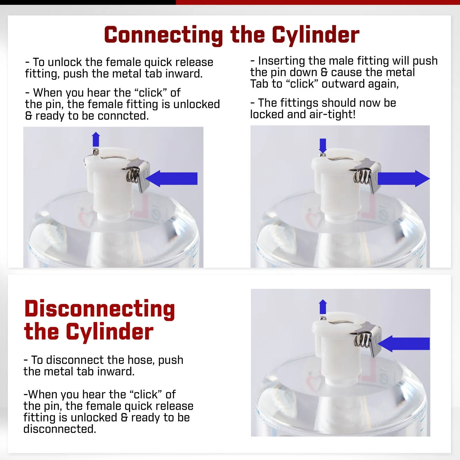 LeLuv JacVac Penis Pump - NPT Threaded Gauge Options - Wide Flange Cylinders