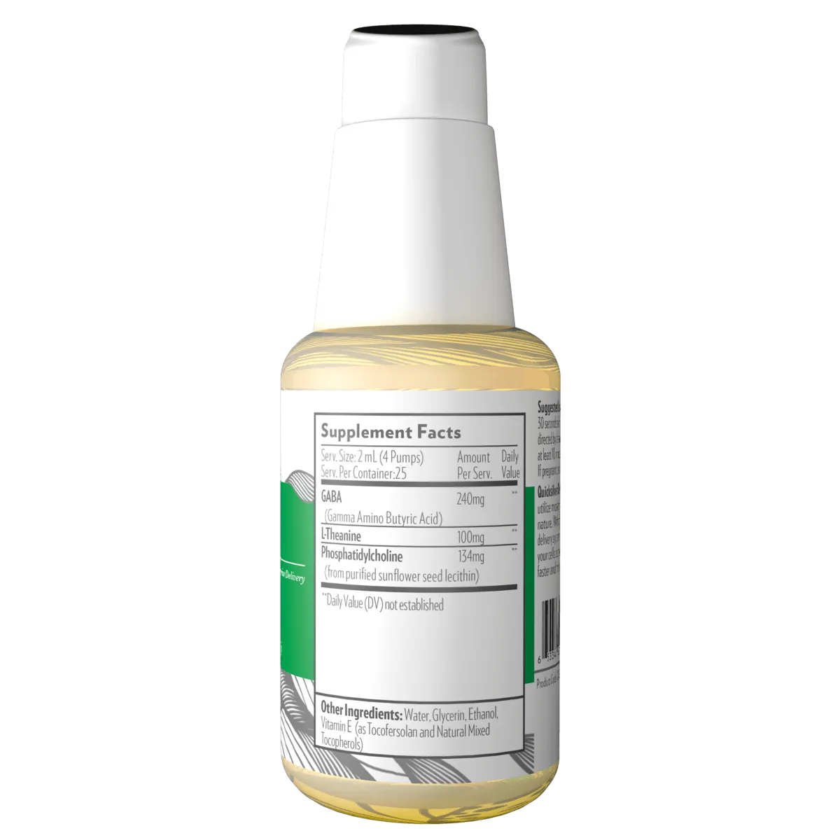 Liposomal GABA with L-Theanine Quicksilver Scientific - Brain Health, Sleep and Mood Support