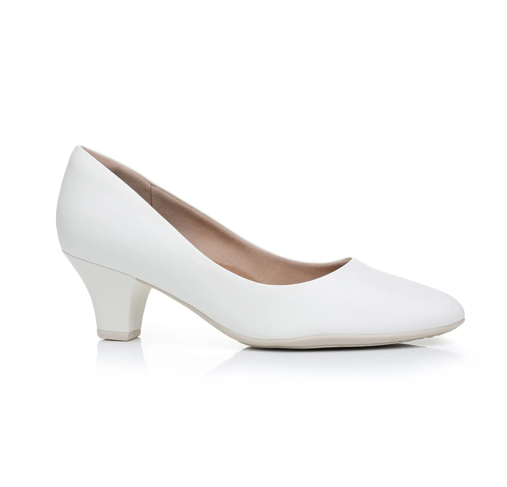 Luminous Grace White Pumps - (703.001)