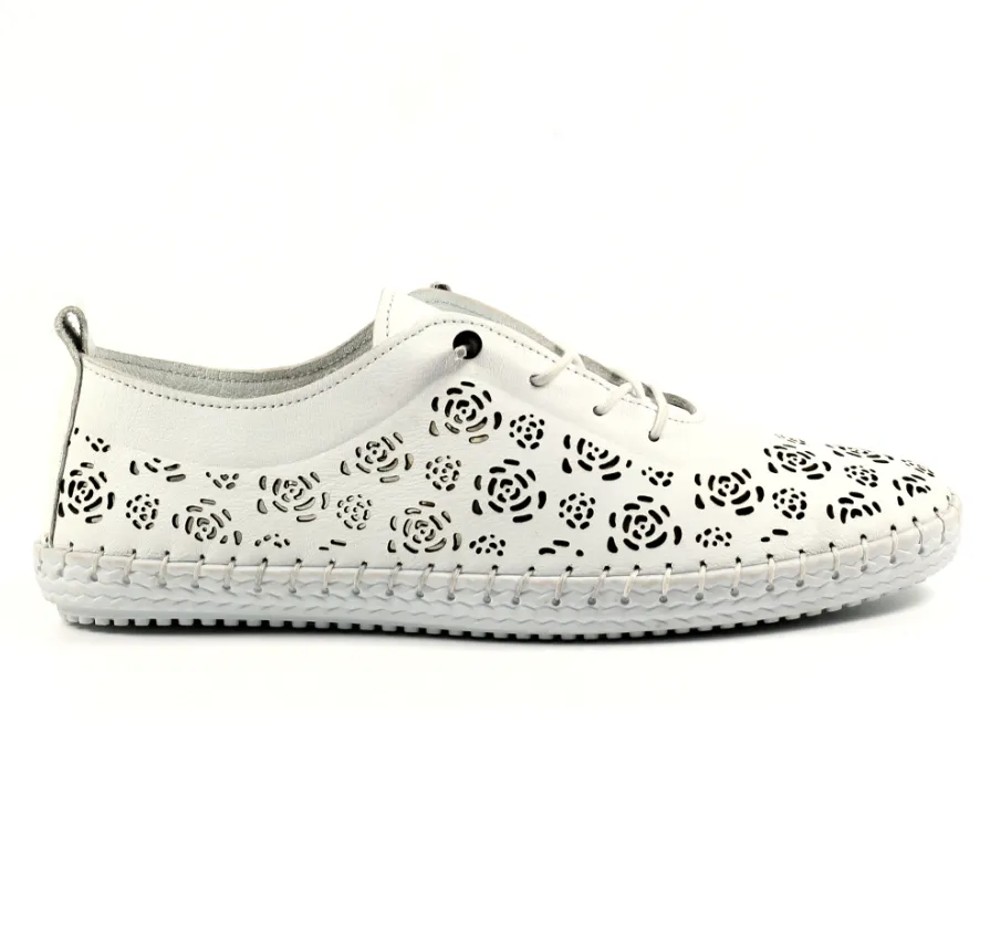 Lunar Womens Shoe Bamburgh White