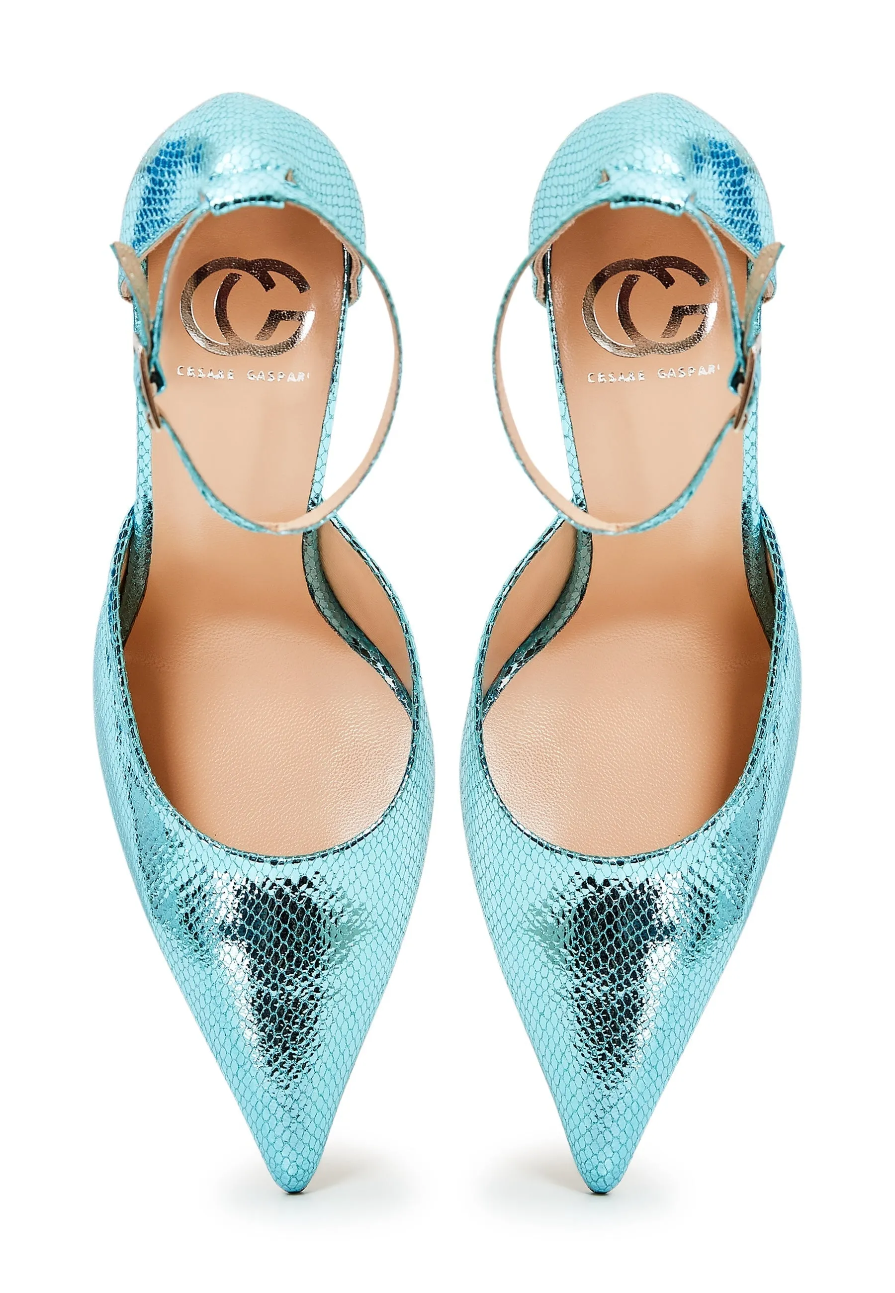 Luxurious High Heel Pumps - Blue