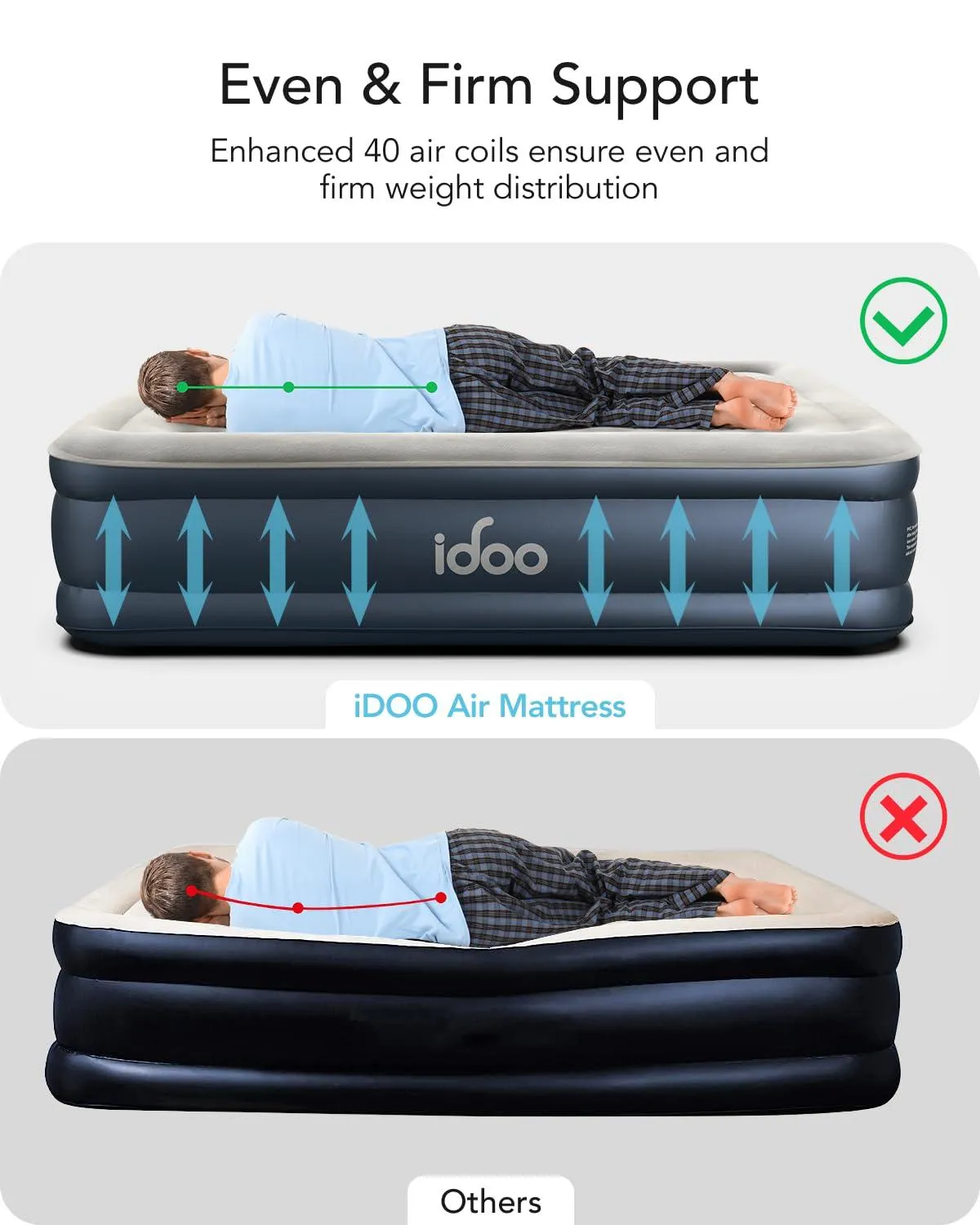 Luxury Air Mattress Queen with Built in Pump.