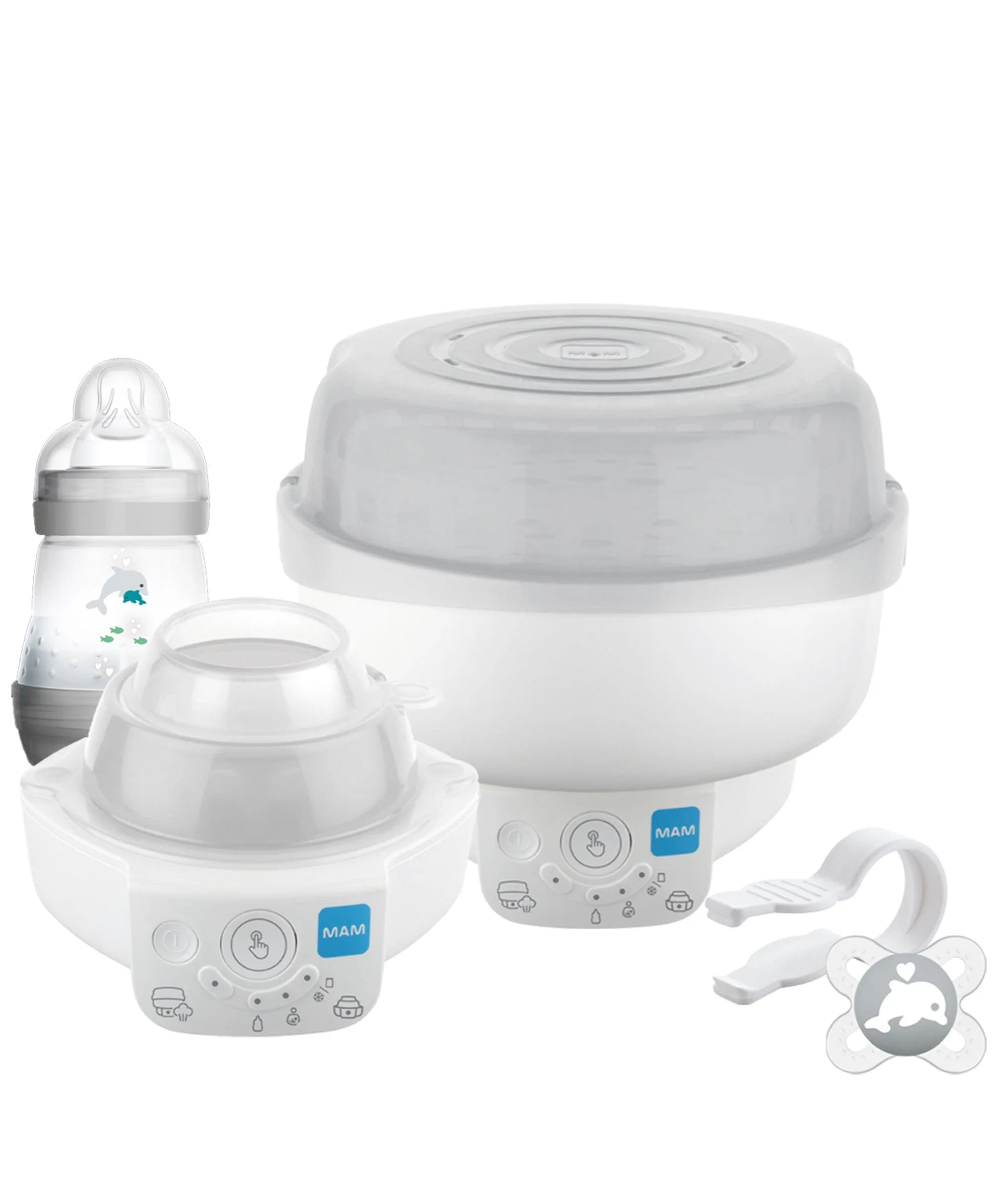 MAM Baby 6-in-1 Electric Steriliser & 2-in-1 Electric Breast Pump Bundle