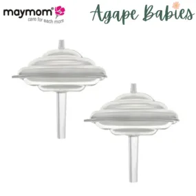 Maymom Backflow Protector, Long Stem, for Spectra S1, S2 and 9 Pumps to use Medela Flanges and Medela Parts (2pc)