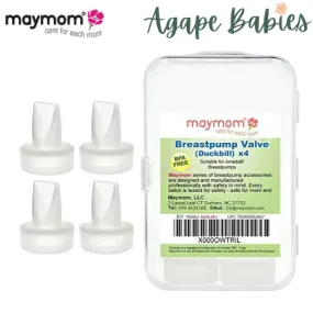 Maymom Breastpump Valve (Duckbills) For Ameda Pumps (4pcs)