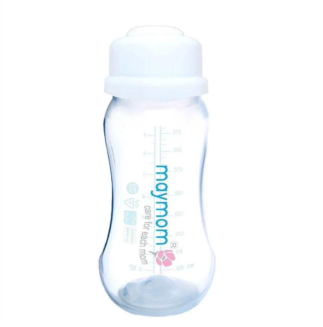 Maymom Wide Neck Breastmilk Collection n Storage Bottle 9oz; Re-markable SureSeal Disc. Fits Spectra S2 Spectra S1 Spectra 9 Plus and Avent Breastpumps Replace Spectra Bottle, Avent Classic Natural Bottle