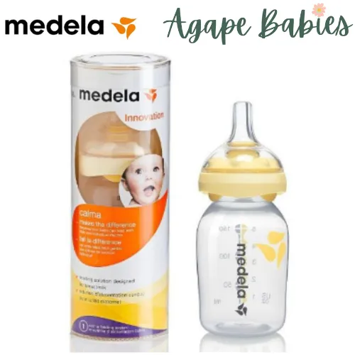 Medela Calma Breastmilk Feeding Set with 5oz/150ml Bottle (Made in Switzerland)